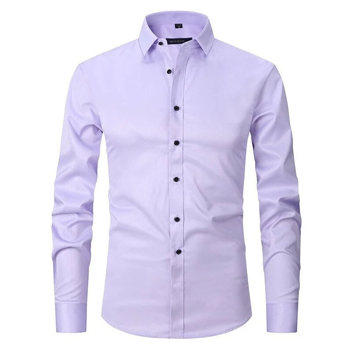 Męska - Overshirt - Rozciągliwa i odporna na zagniecenia - Koszula codzienna