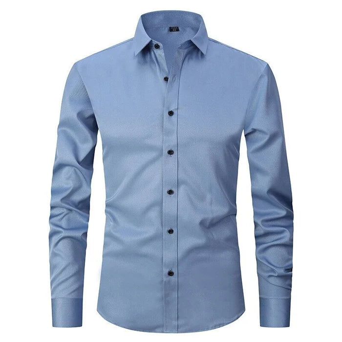 Męska - Overshirt - Rozciągliwa i odporna na zagniecenia - Koszula codzienna