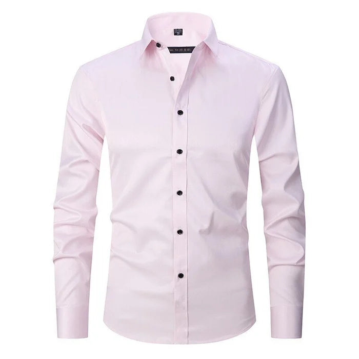 Męska - Overshirt - Rozciągliwa i odporna na zagniecenia - Koszula codzienna