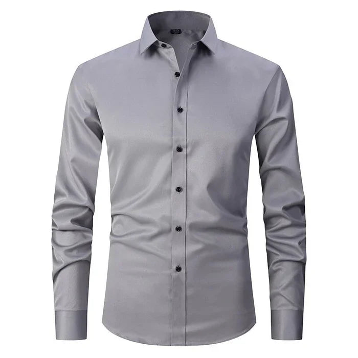 Męska - Overshirt - Rozciągliwa i odporna na zagniecenia - Koszula codzienna