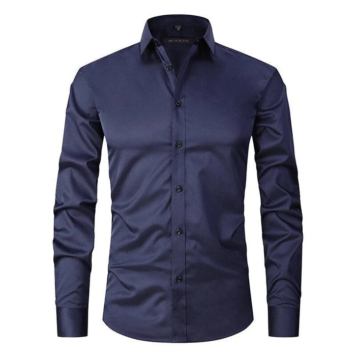 Męska - Overshirt - Rozciągliwa i odporna na zagniecenia - Koszula codzienna