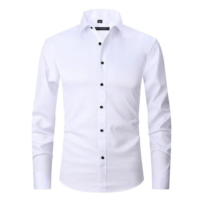 Męska - Overshirt - Rozciągliwa i odporna na zagniecenia - Koszula codzienna