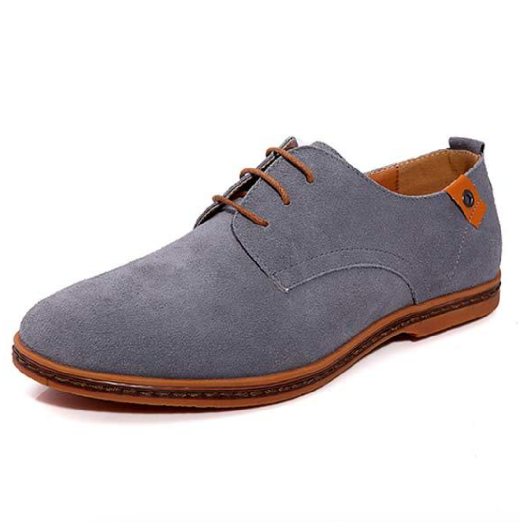 Męskie - Zamszowe buty - Elegancki design - Stylowe obuwie idealne na każdą okazję