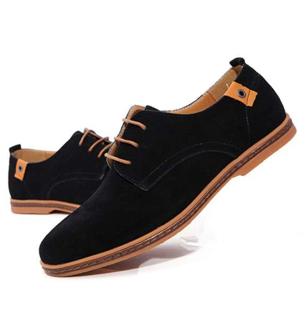 Męskie - Zamszowe buty - Elegancki design - Stylowe obuwie idealne na każdą okazję