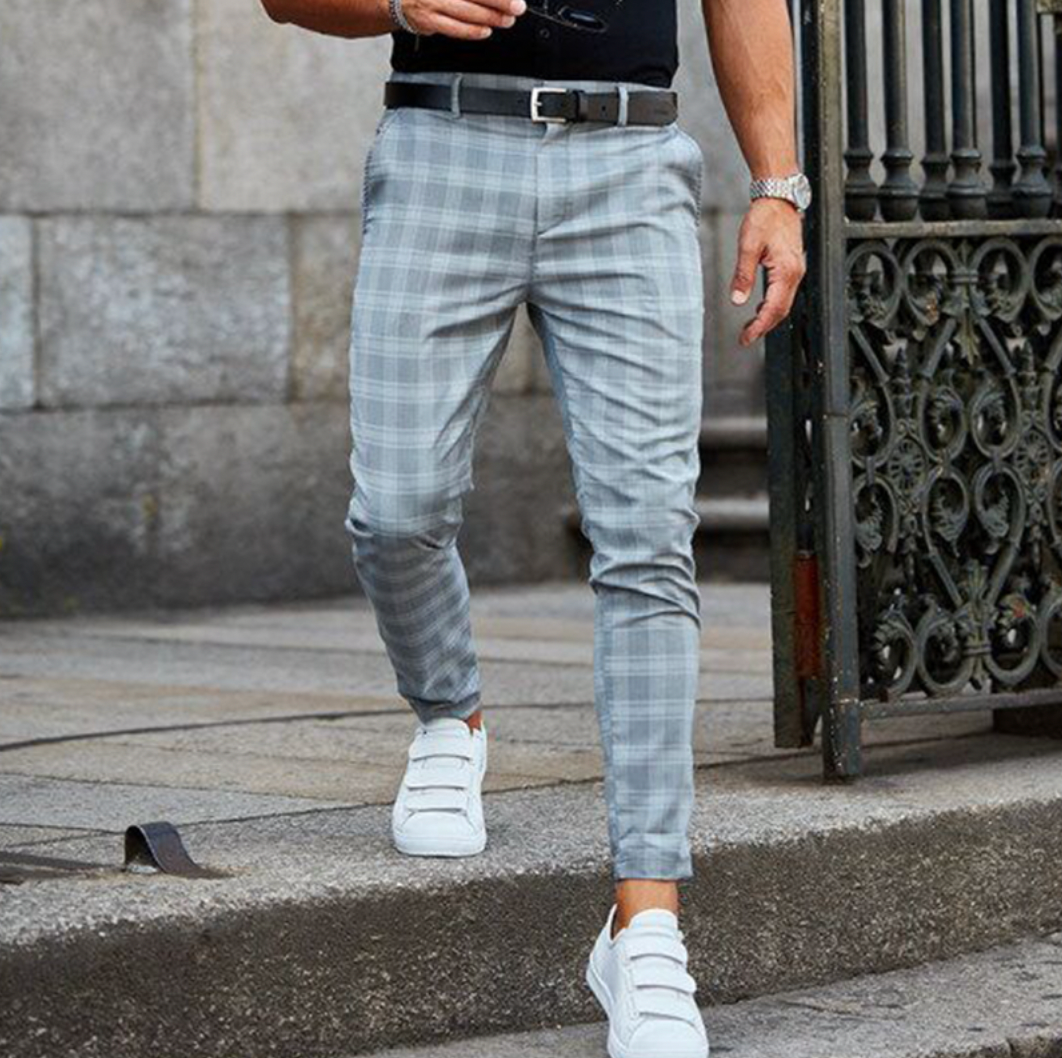 Męska - Spodnie Casual Fit - Wysokiej jakości materiałów - Stylowe i Wygodne Spodnie na Co Dzień