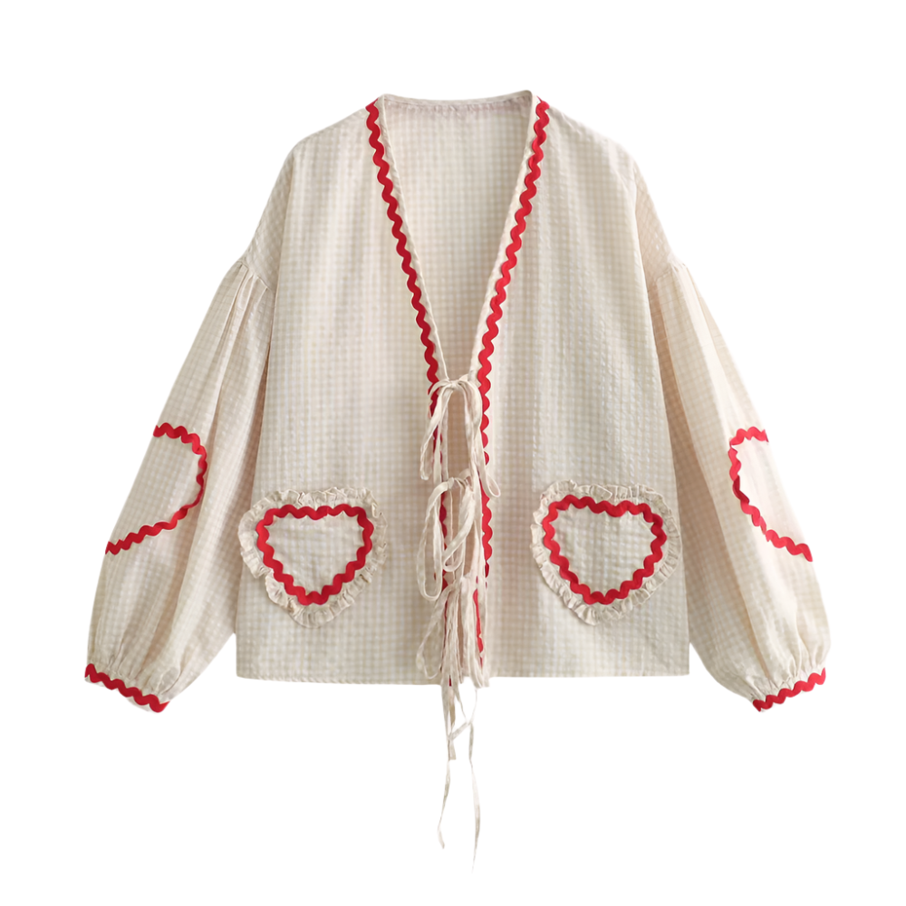 Damski - Elegancki casualowy top - Wygodny materiał - Idealny do codziennych stylizacji