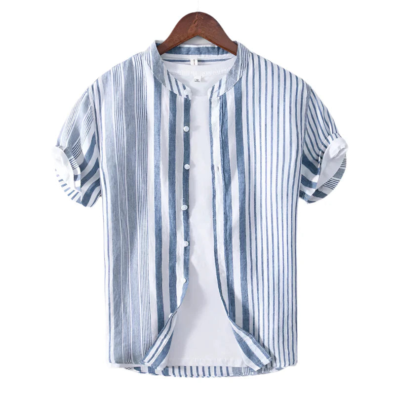 Męska - Koszula - Miękka bawełniana mieszanka - Wygodny styl na co dzień - Idealna do swobodnych outfitów