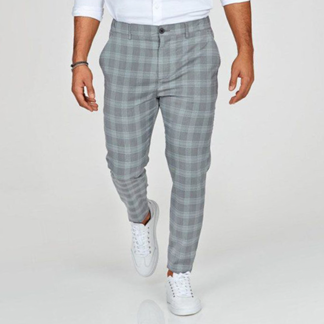 Męska - Spodnie Casual Fit - Wysokiej jakości materiałów - Stylowe i Wygodne Spodnie na Co Dzień