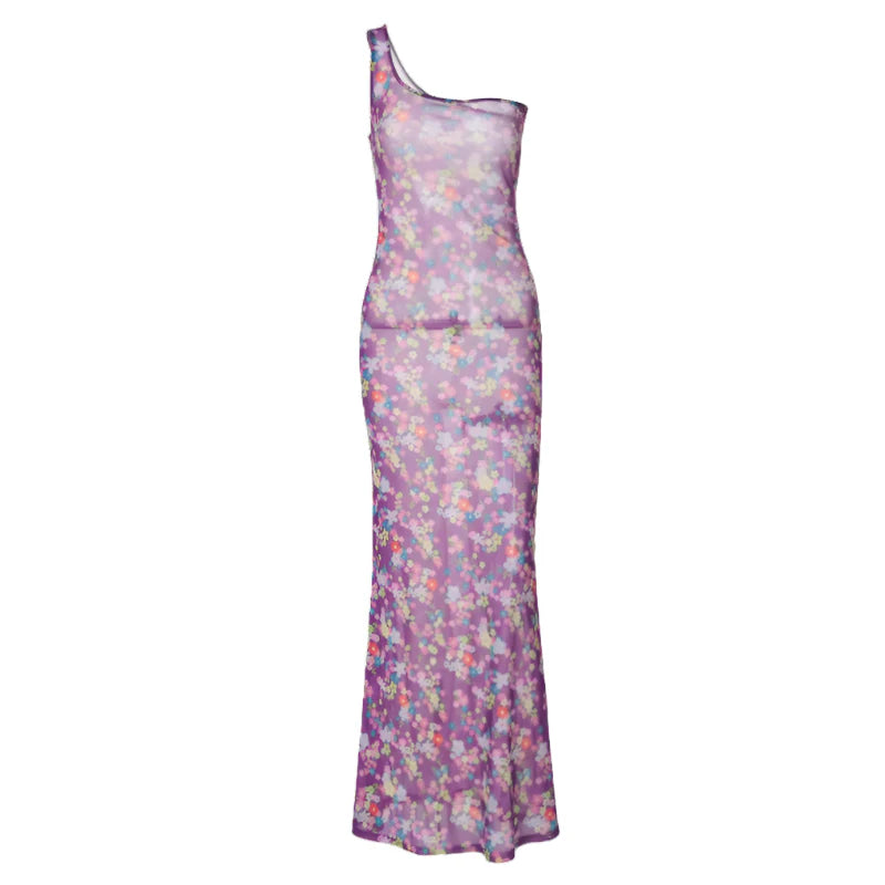 Damska - Sukienka maxi - Lekka bawełna - Elegancki design - Idealna na letnie imprezy i codzienne stylizacje