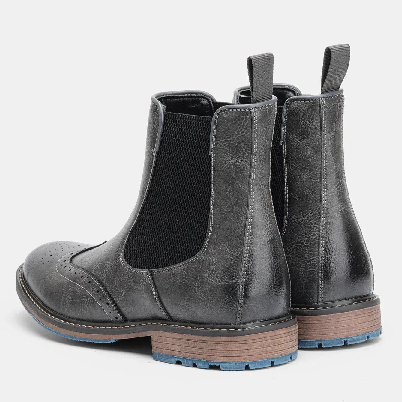 Męskie - Buty skórzane - Lekkimi Materiałów Stylowy design i wygoda - Idealne na każdą okazję