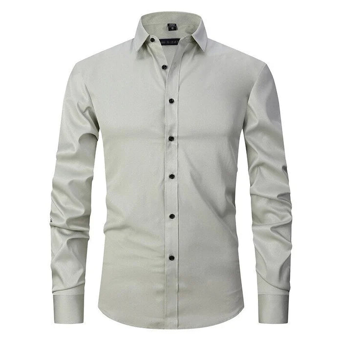 Męska - Overshirt - Rozciągliwa i odporna na zagniecenia - Koszula codzienna