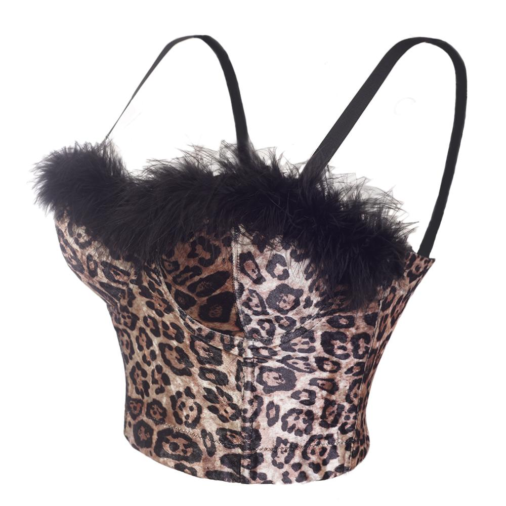 Damska - Koszulka - Feather Crop Top - Lekka mieszanka bawełny - Idealna na co dzień