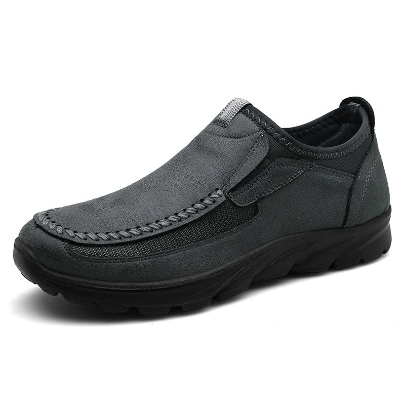 Męskie - Skórzane buty - Wygodne, stylowe obuwie idealne na co dzień - Komfort i elegancja