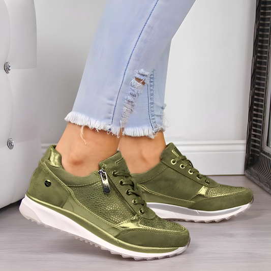 Damskie - Wygodne buty - Oddychający materiał - Idealne na cały dzień noszenia