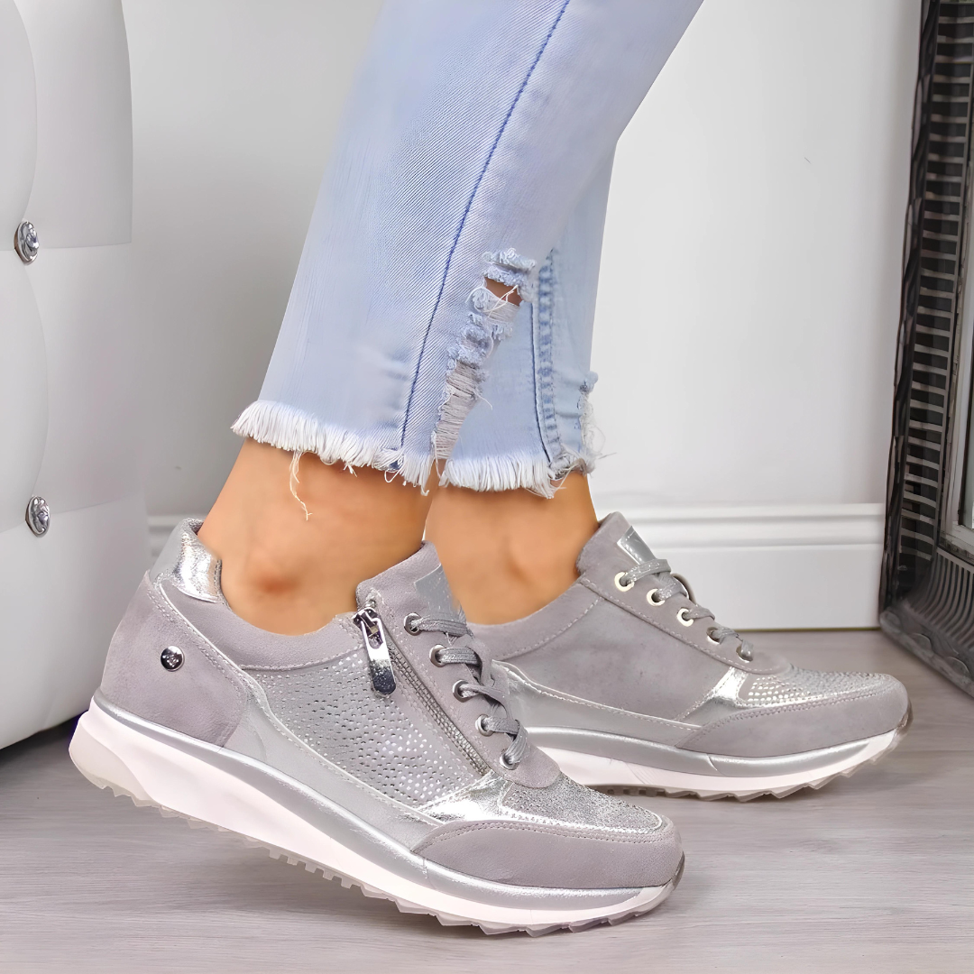 Damskie - Wygodne buty - Oddychający materiał - Idealne na cały dzień noszenia