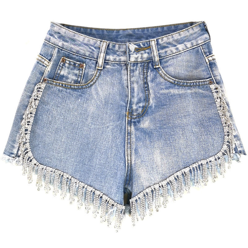 Damskie - Szorty jeansowe - Komfortowe i modne - Idealne na lato, styl casual - Must-have w każdej szafie!