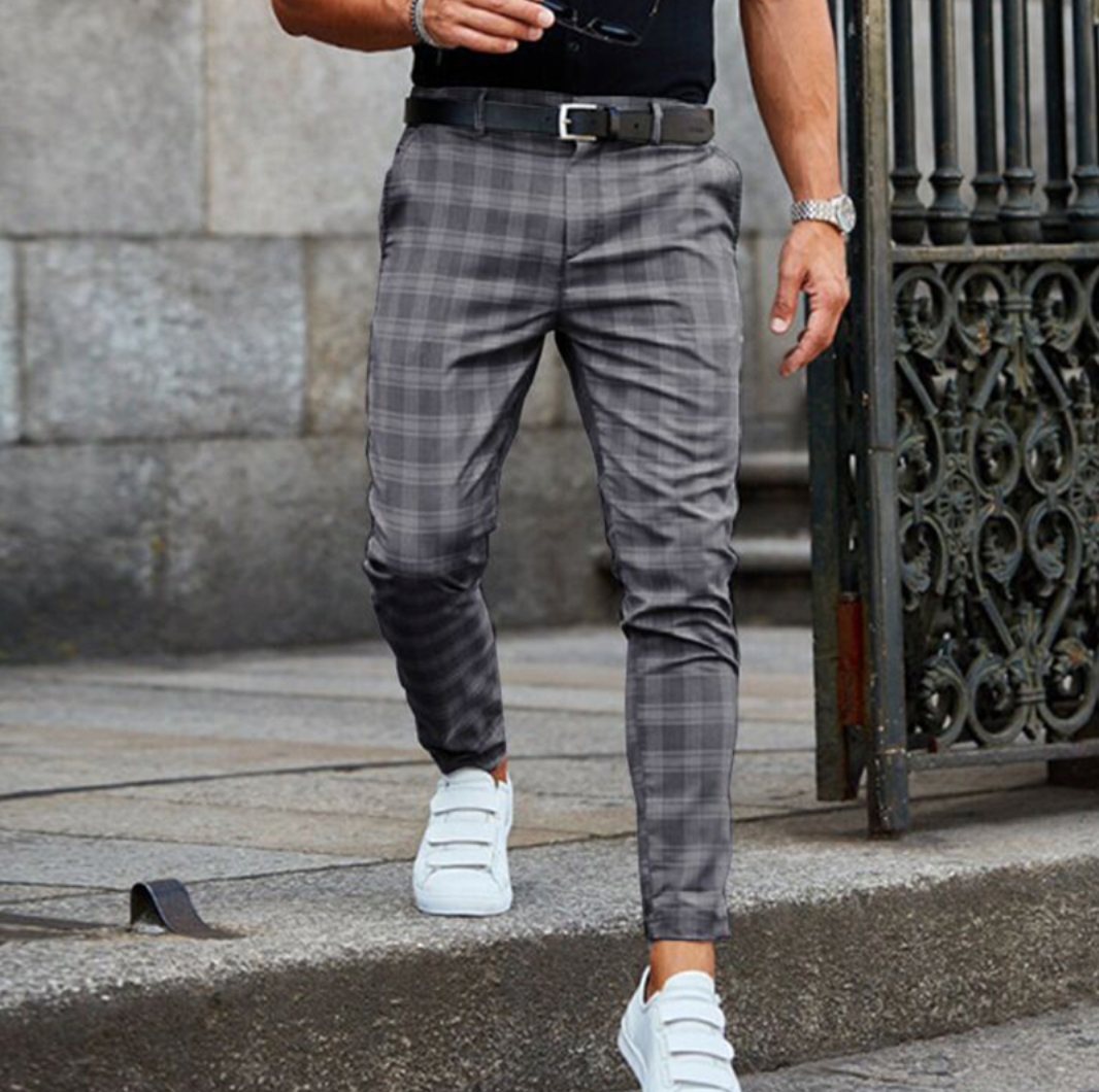 Męska - Spodnie Casual Fit - Wysokiej jakości materiałów - Stylowe i Wygodne Spodnie na Co Dzień