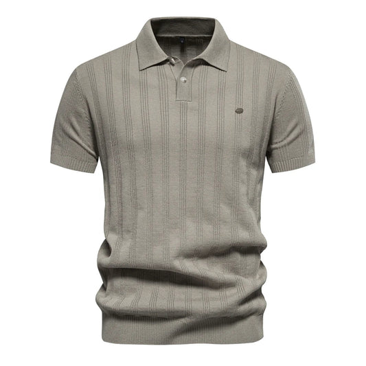 Męska - Koszulka polo - Wygodny materiał bawełnowy - Stylowa odzież codzienna - Modne polo do każdej okazji