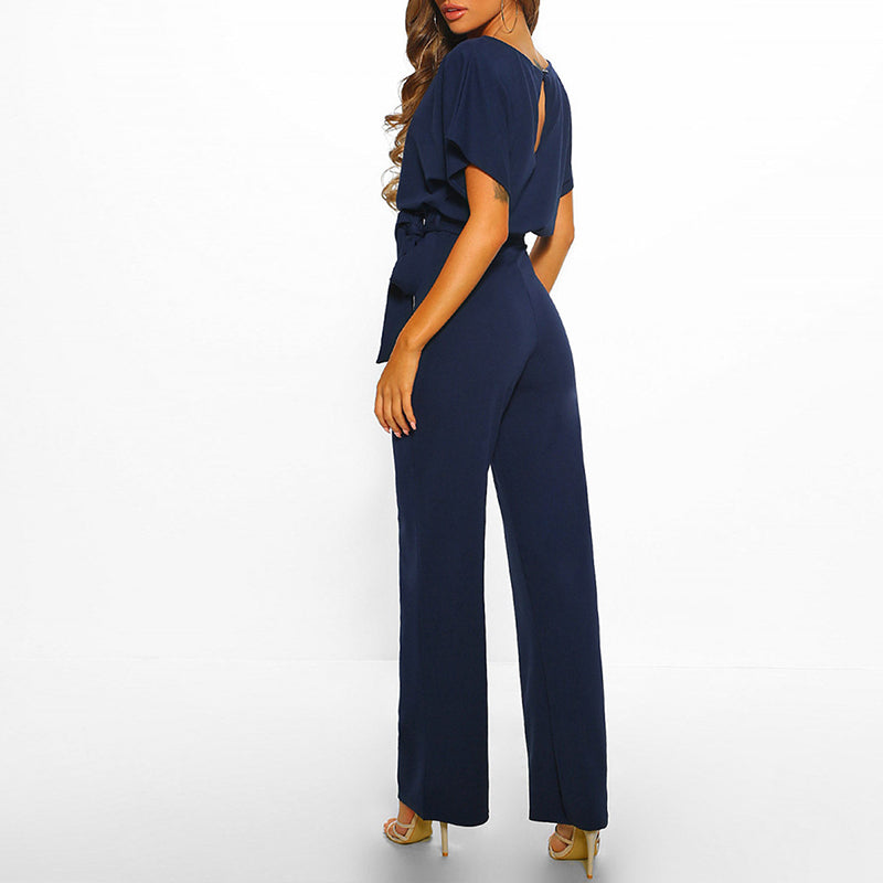 Damskie - Stylowy kombinezon - Elegancki design - Wygodny materiał - Modny strój na każdą okazję