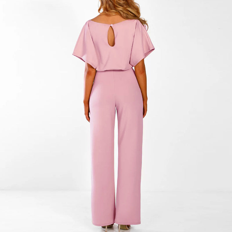 Damskie - Stylowy kombinezon - Elegancki design - Wygodny materiał - Modny strój na każdą okazję