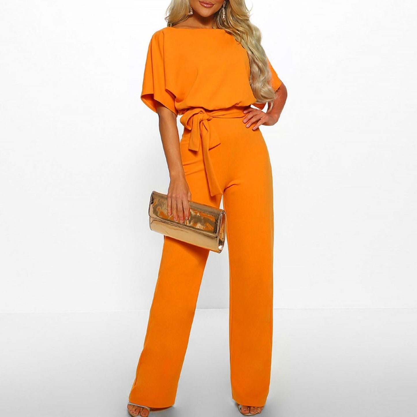 Damskie - Stylowy kombinezon - Elegancki design - Wygodny materiał - Modny strój na każdą okazję