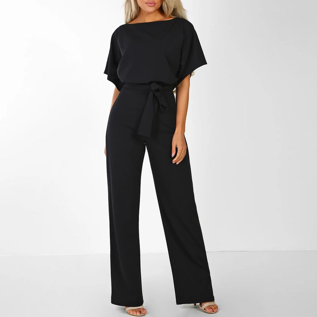 Damskie - Stylowy kombinezon - Elegancki design - Wygodny materiał - Modny strój na każdą okazję
