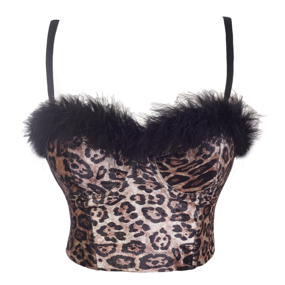 Damska - Koszulka - Feather Crop Top - Lekka mieszanka bawełny - Idealna na co dzień