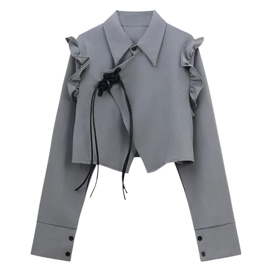 Damskie - Eleganckie topy - Lekki materiał - Stylowy design na każdą okazję - Modne i wygodne